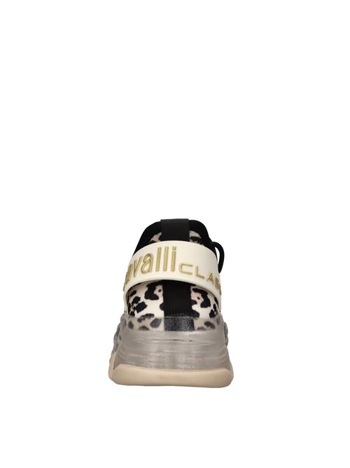Sneakers in tessuto CAVALLI CLASS | CC002 A KNIT D LEOPARDATOBEIGE-ROSA-NERO